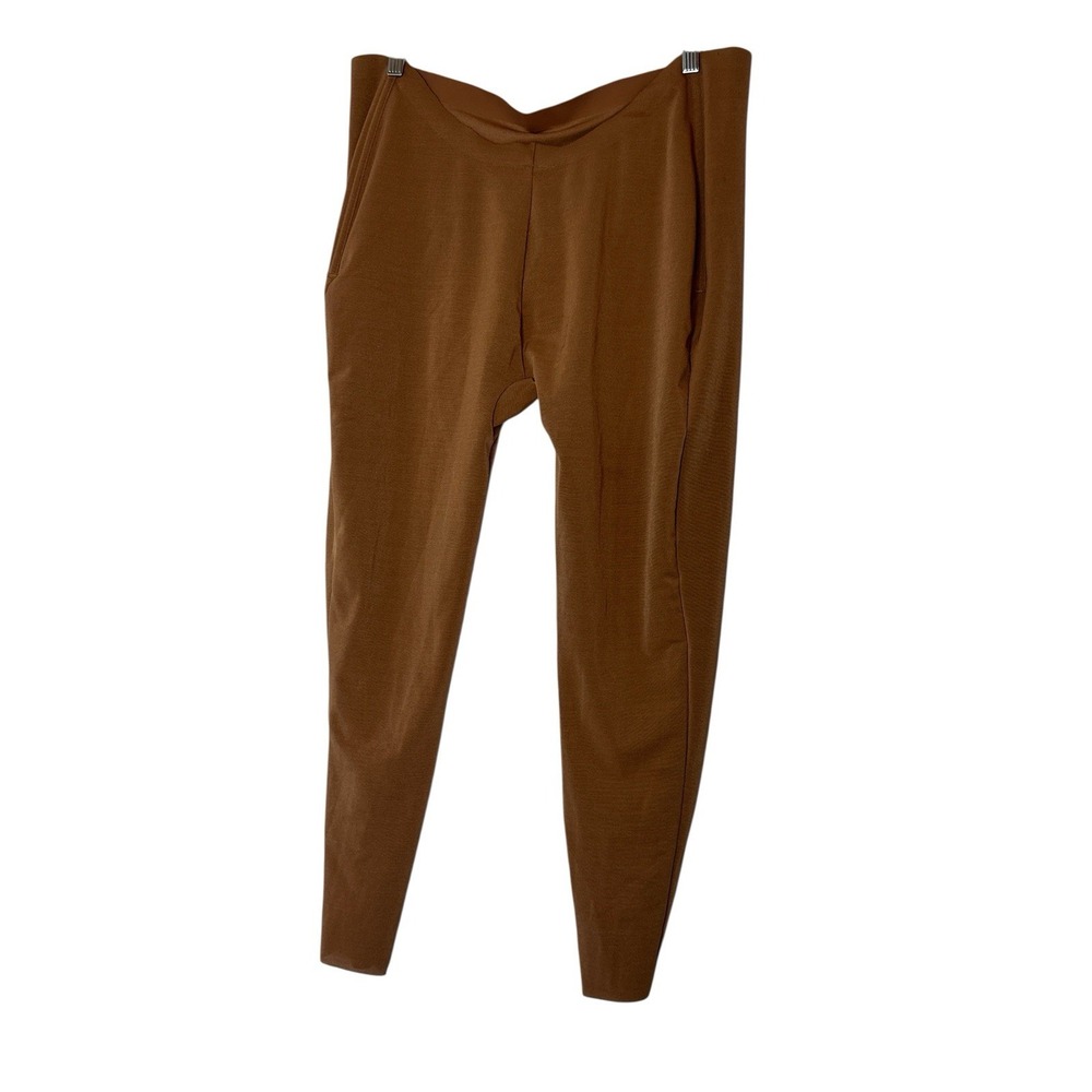 SKIMS Sheer Sculpt Low Back Cropped Legging Women's 4X Plus Bronze Stretch‎ New